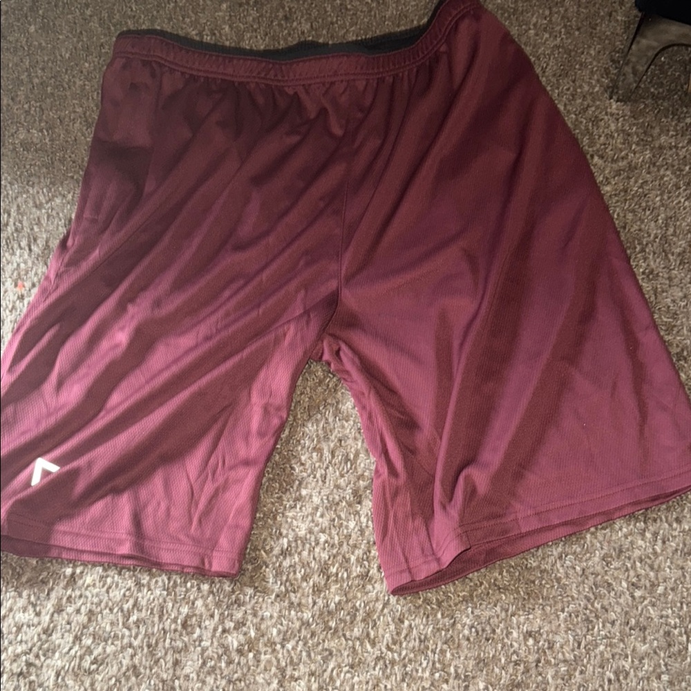 Men's Burgundy Athletic Basketball Shorts - XL - NEW WITH TAGS